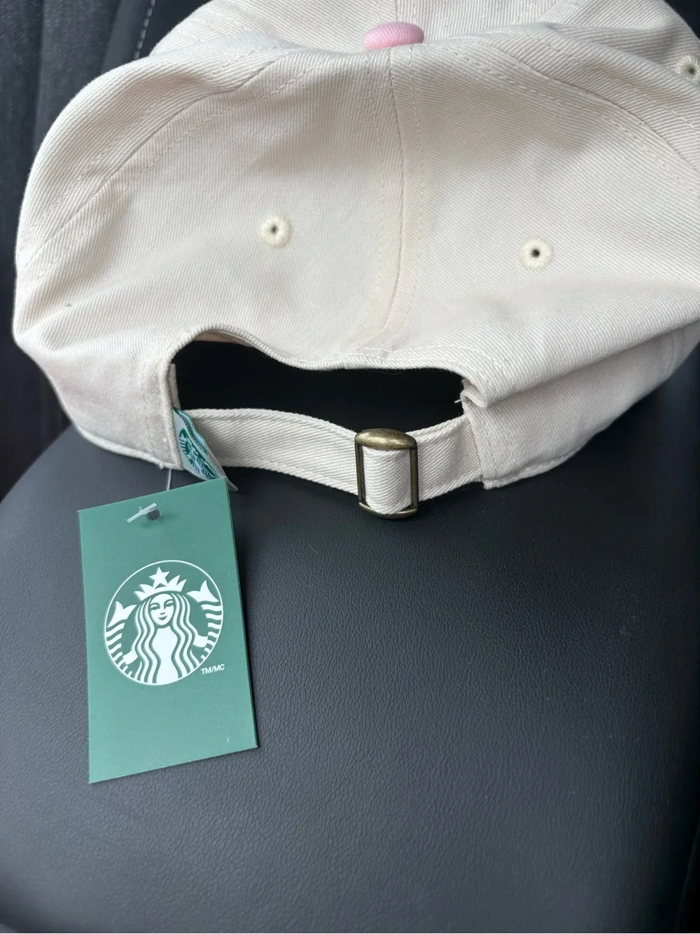 NWT Starbucks Pink & Cream Logo Baseball Hat | 2026 New Drop | Limited Edition